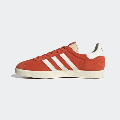 ADIDAS ORIGINALS GAZELLE 三葉草 男休閒鞋-橘紅-GY7339