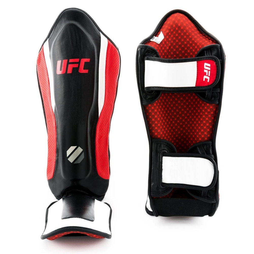 UFC-PRO 護脛/腿部訓練護具-紅/黑