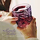 Homely Zakka 午茶食光歐式古典浮雕玻璃杯(寶石格紋)400ml-晶紫 product thumbnail 1