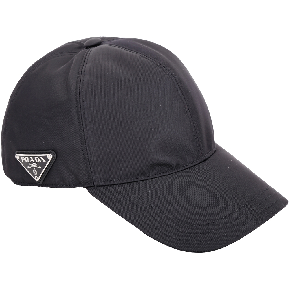 PRADA 經典三角牌尼龍棒球帽(黑色) | 精品服飾/鞋子| Yahoo奇摩購物中心