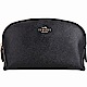 COACH Case 17 金字牛皮萬用化妝包(黑色) product thumbnail 1