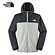 【The North Face 官方旗艦】北面男款灰黑拼接防潑水防曬連帽外套｜8AUSAZ5 product thumbnail 1