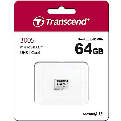 Transcend 創見 300S 64GB U1 microSDXC UHS-I 記憶卡