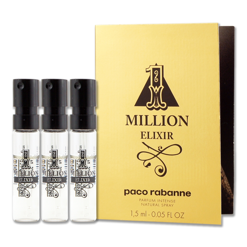 Paco rabanne 百萬黑潮男性淡香精 1.5ml x 3