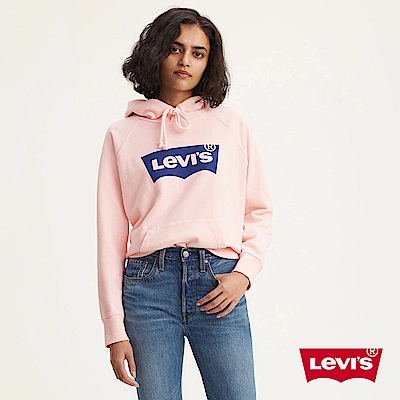 Levis 女款 帽T 經典Logo