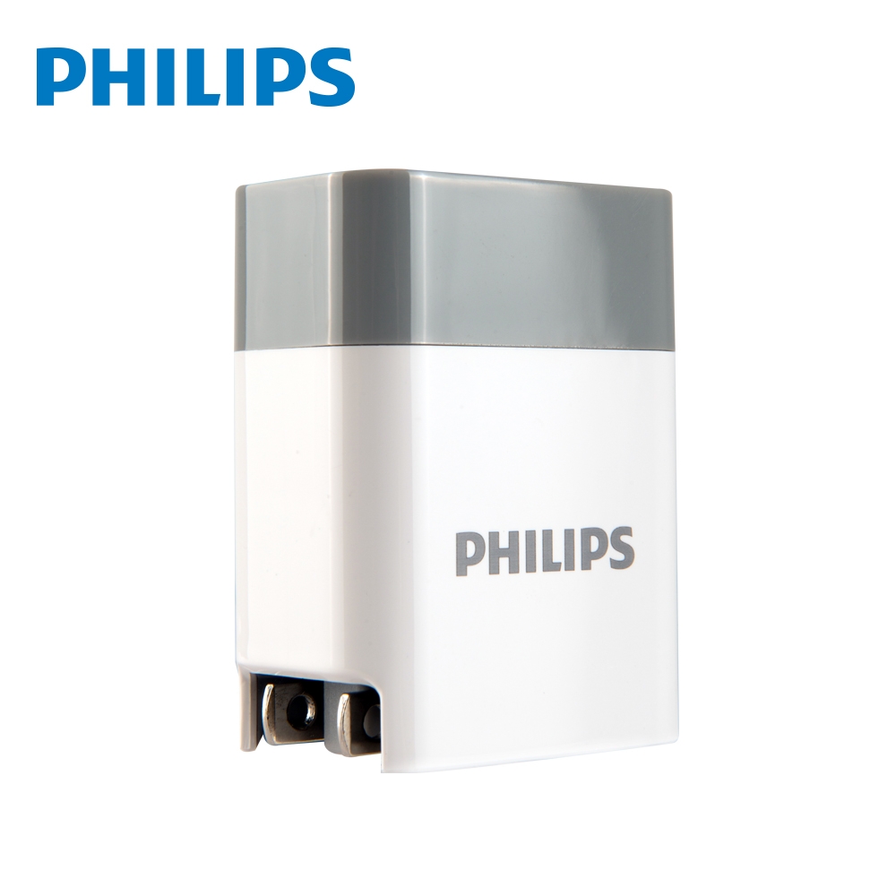 【Philips 飛利浦】PD+QC Type-C USB 18W雙孔充電器-DLP4320T/DLP4320T-7S