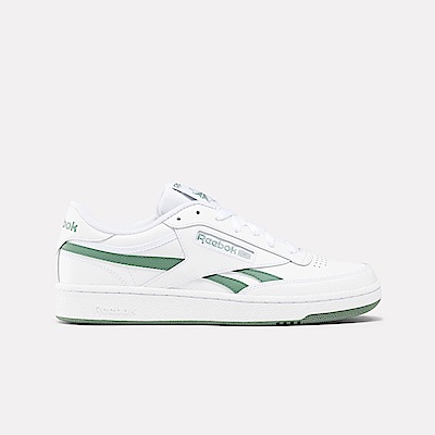 Reebok Club C Revenge [100074230] 男 休閒鞋 復古 網球鞋 低筒 皮革 穿搭 白綠