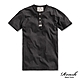 Roush (SLIM FIT)亨利領美式方標水洗棉短T(2315033) product thumbnail 8