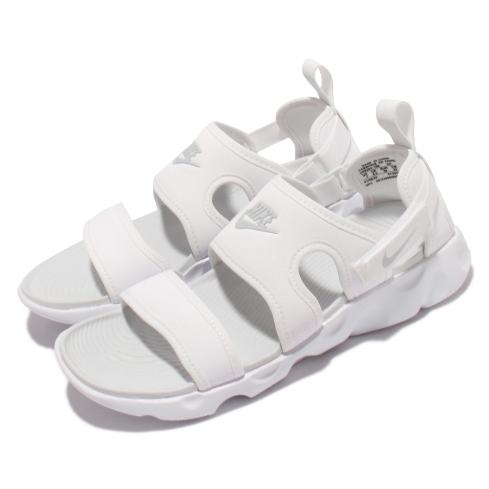 Nike 涼鞋 Owaysis Sandal 套腳 女鞋 海外限定 輕便 舒適 魔鬼氈 夏日 穿搭 白 CK9283-100