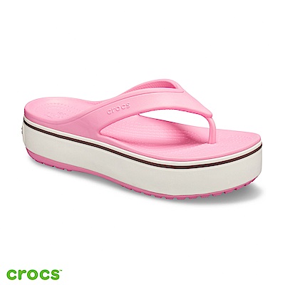 Crocs 卡駱馳 (中性鞋) 厚底卡駱班人字拖 205681-6QF