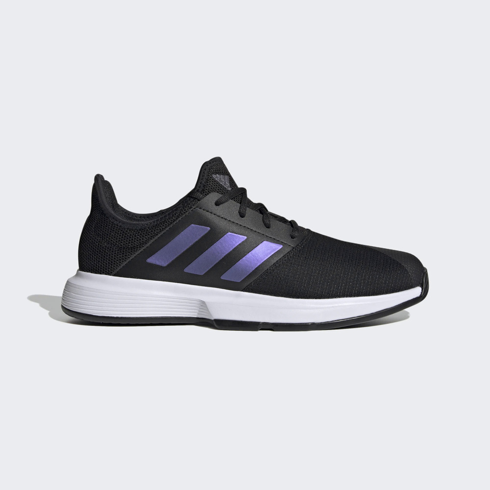 Adidas Gamecourt M 網球鞋-03 [FX1553] 男鞋 舒適 透氣 支撐 愛迪達 黑 紫