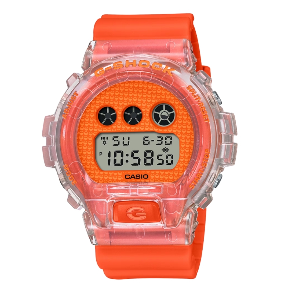 CASIO 卡西歐 G-SHOCK 扭蛋系列 彩色運動電子錶 DW-6900GL-4_50mm