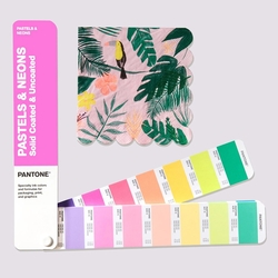 PANTONE 色票 粉彩色&霓虹色指南 | 光面銅版紙&膠版紙 (Pastels & Neons Guide|Coated & Uncoated) /本 GG1504B（舊型號GG1504A）