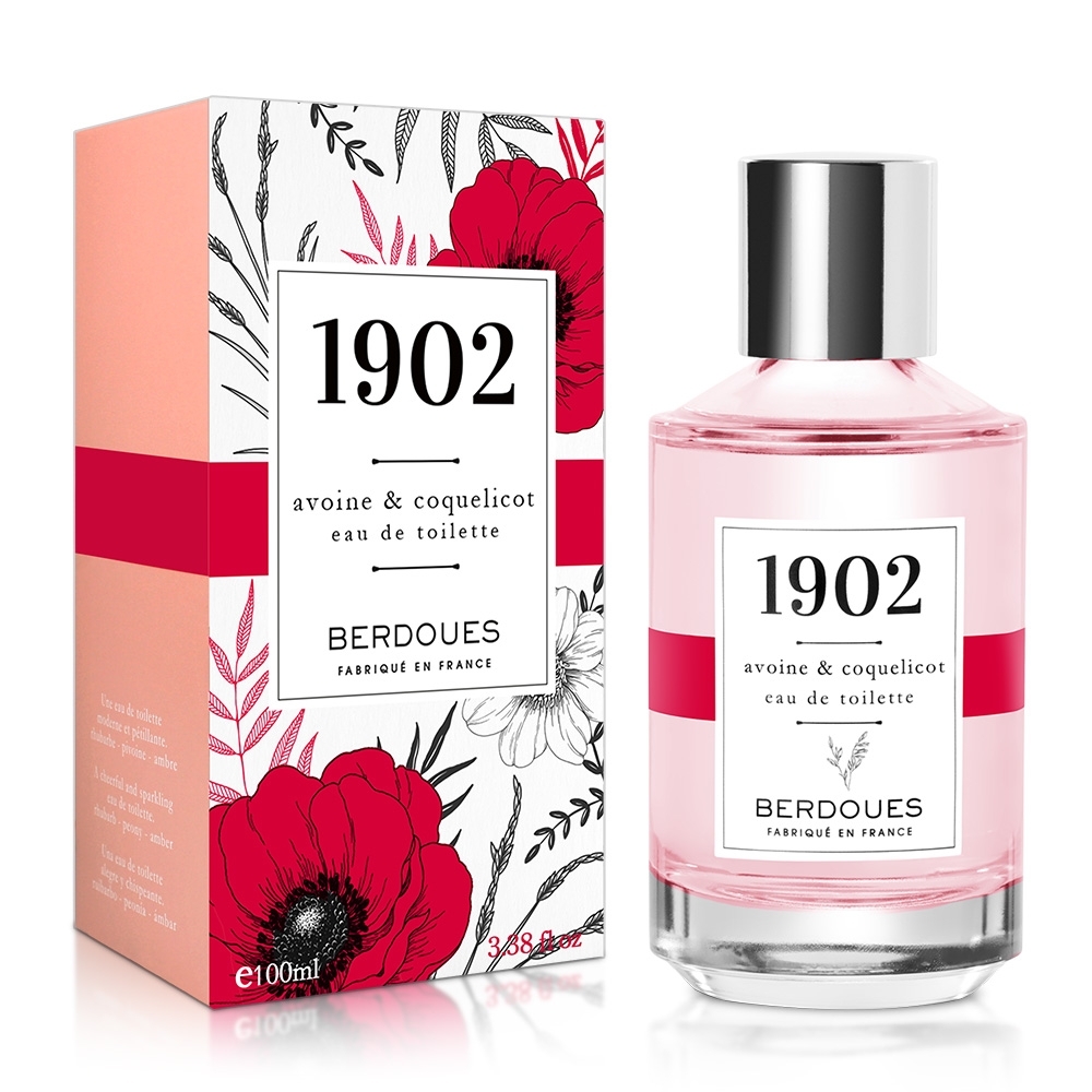 【短效品】BERDOUES 1902 摩登雅致 紅罌粟&祼麥淡香水100ml