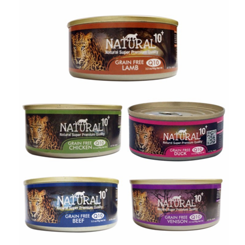 紐西蘭NATURAL10+無穀機能主食罐 90g x 12入組(購買第二件贈送寵物零食x1包)