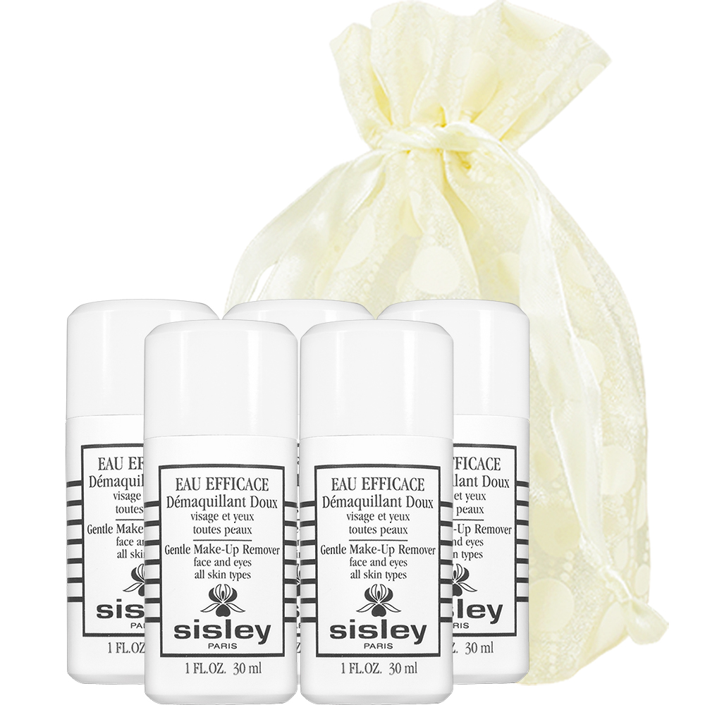 SISLEY 希思黎 極淨植物保養卸妝液(30ml)5入旅行袋組