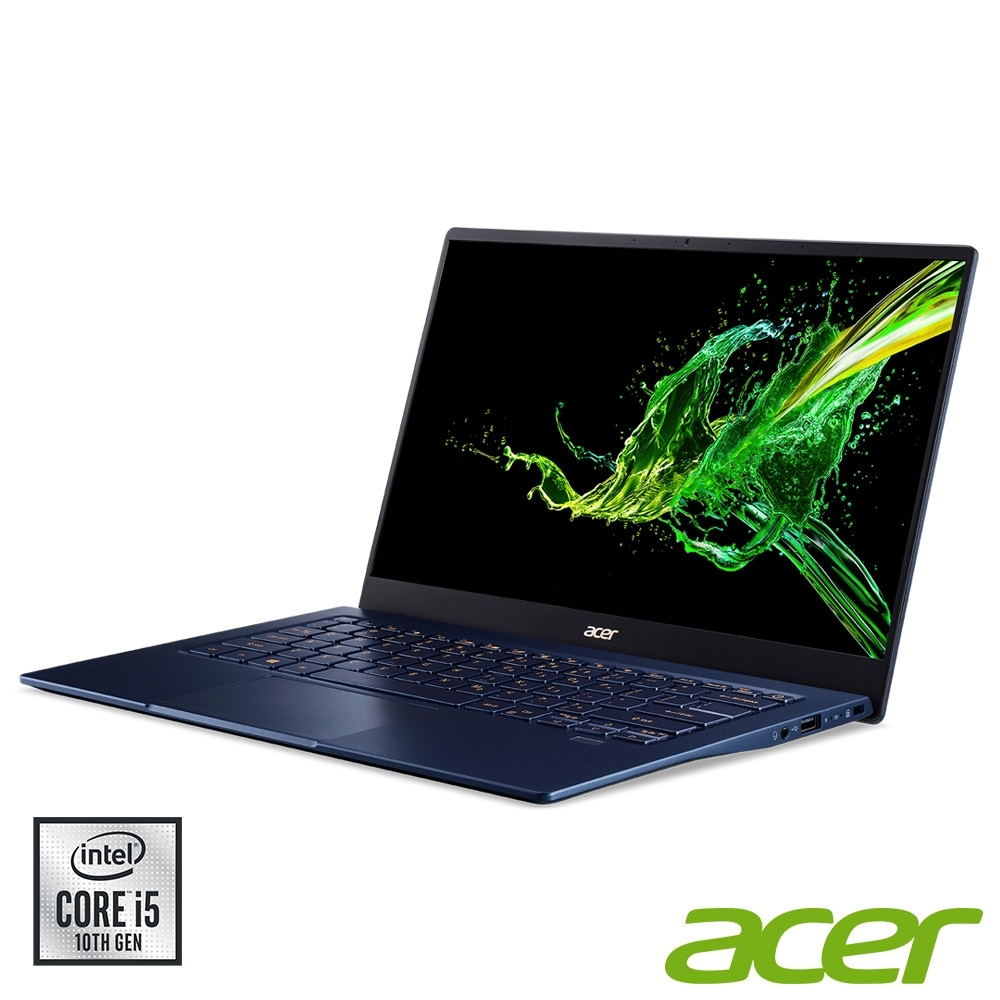 (福利品)Acer SF514-54T-754W 14吋筆電(i7-1065G7/8G/512G SSD/Swift 5/藍)