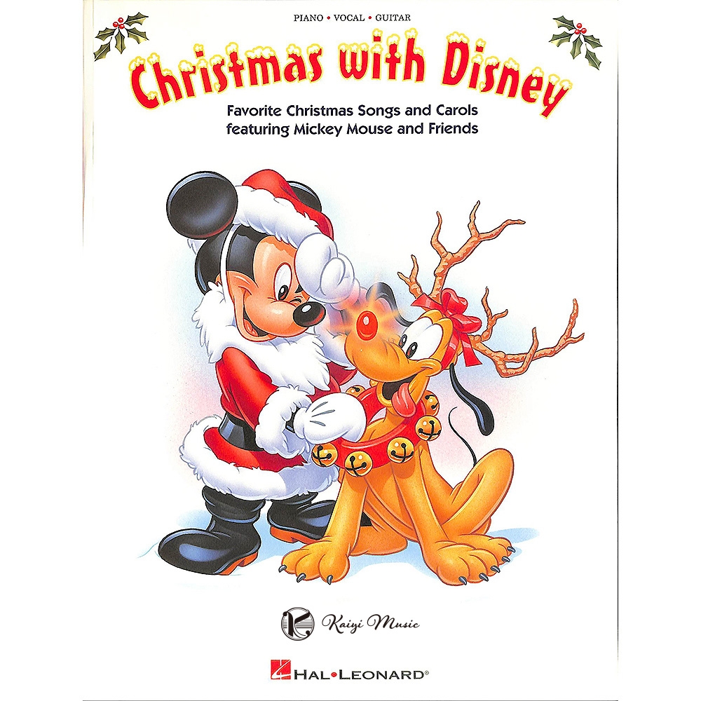 【凱翊︱HL】迪士尼聖誕精選樂譜 鋼琴/人聲/吉他樂譜Christmas with Disney Piano/Vocal/Guitar Songbook