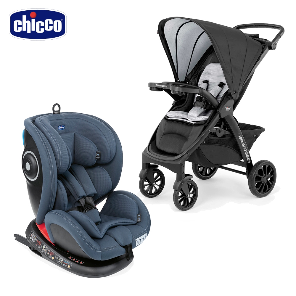 chicco-Seat 4 Fix Isofix安全汽座+Bravo極致完美手推車特仕機能air版