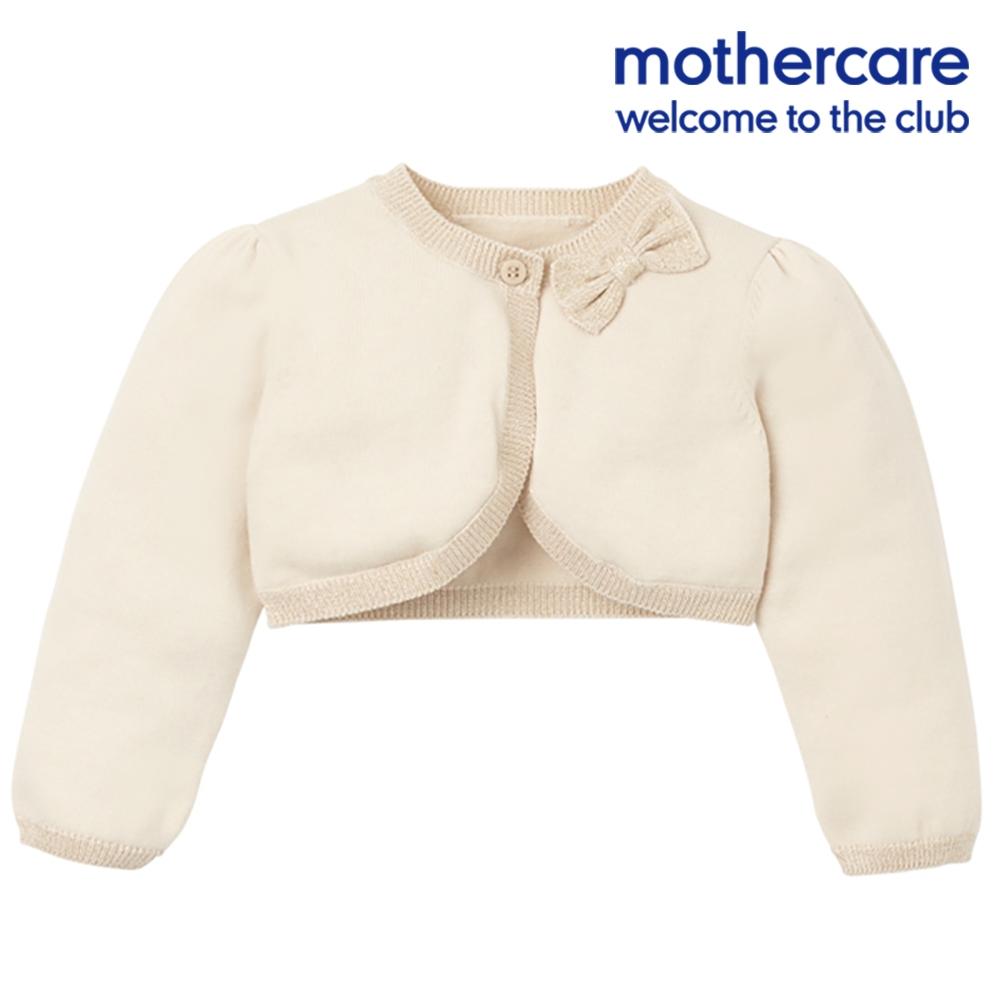mothercare 專櫃童裝 金色愛心針織外套 (2-3歲)