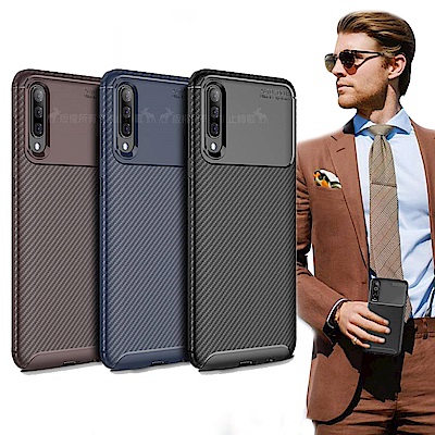 爵士焦點 Samsung Galaxy A70 碳纖維防指紋軟式手機殼