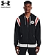 【UNDER ARMOUR】UA 男 RIVAL FLEECE刷毛保暖連帽外套_1366303-001-優惠商品 product thumbnail 1