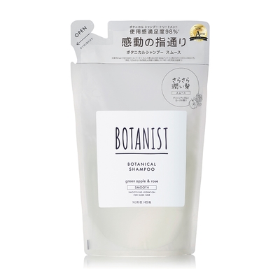 BOTANIST 植物性洗髮精補充包(清爽型) 青蘋果&玫瑰 425ml