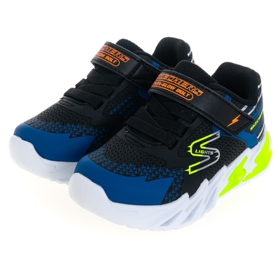 SKECHERS 嬰童鞋 男嬰童系列 燈鞋 FLEX-GLOW BOLT - 400138NBKBL