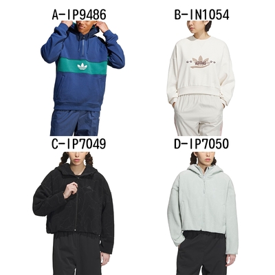 【Adidas 愛迪達】HACK NY Hoodie 連帽長袖T恤 圓領長袖T恤 男女 A-IP9486 B-IN1054 C-IP7049 D-IP7050