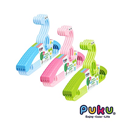 【PUKU】鱷魚衣架4入組