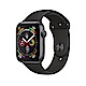 Apple Watch Series 4 LTE 44mm 太空灰鋁金屬錶殼黑色運動型錶帶 product thumbnail 1