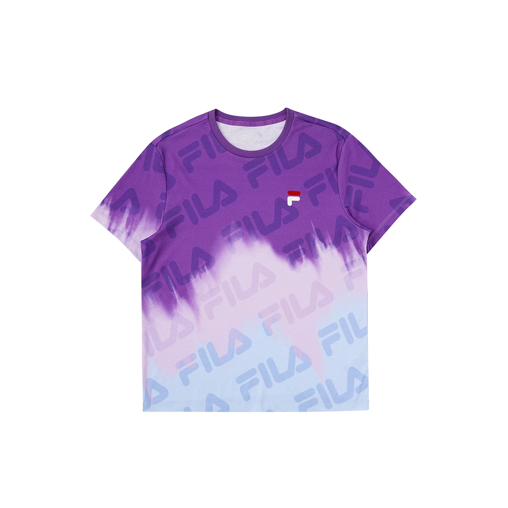 FILA 女短袖圓領T恤-紫色 5TEW-5825-PL