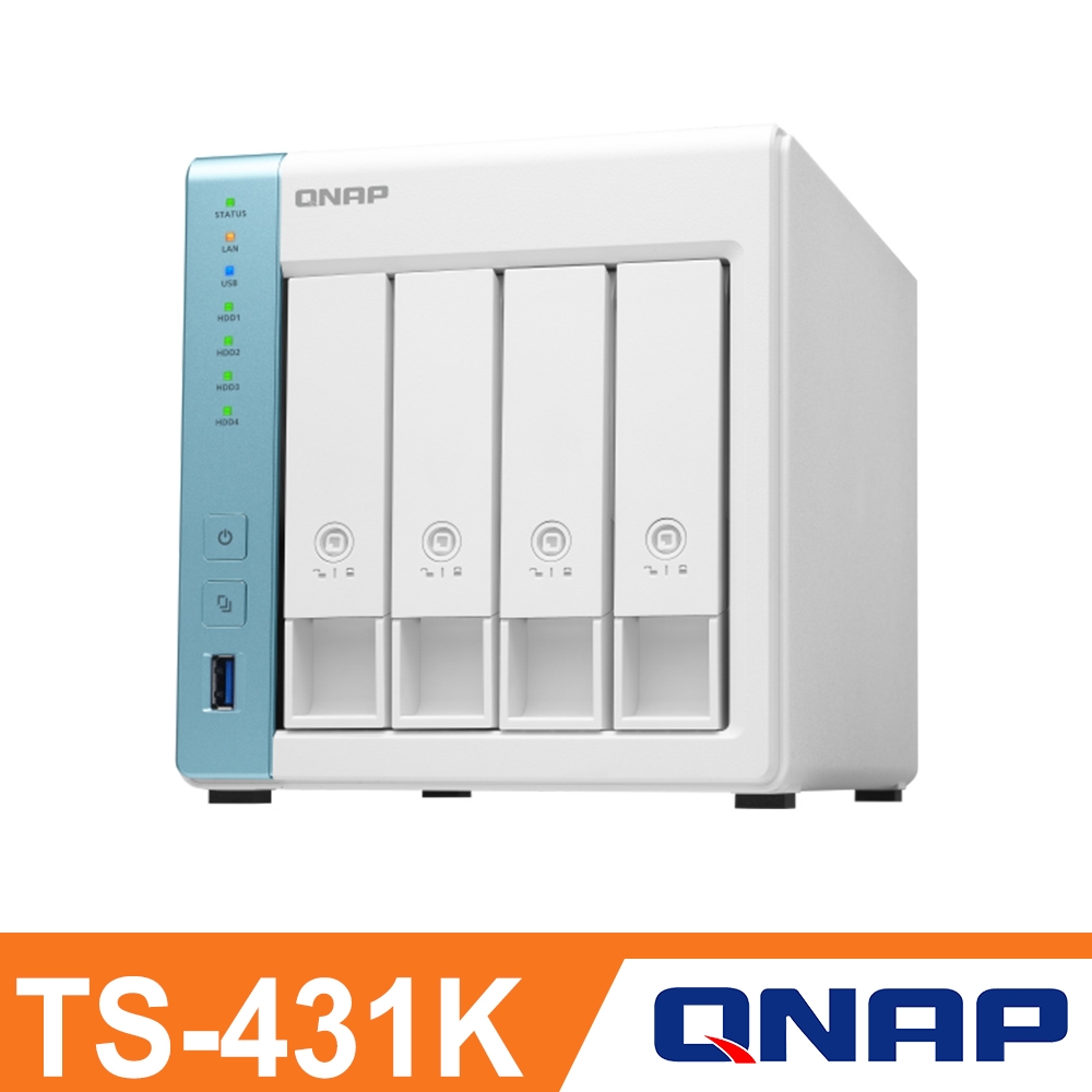 QNAP 威聯通TS-431K 4Bay NAS 網路儲存伺服器| 4 Bay | Yahoo奇摩購物中心