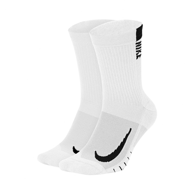 Nike 襪子 Multiplier 白 黑 中筒襪 長襪 排汗 透氣 運動襪 休閒 穿搭 SX7557-100