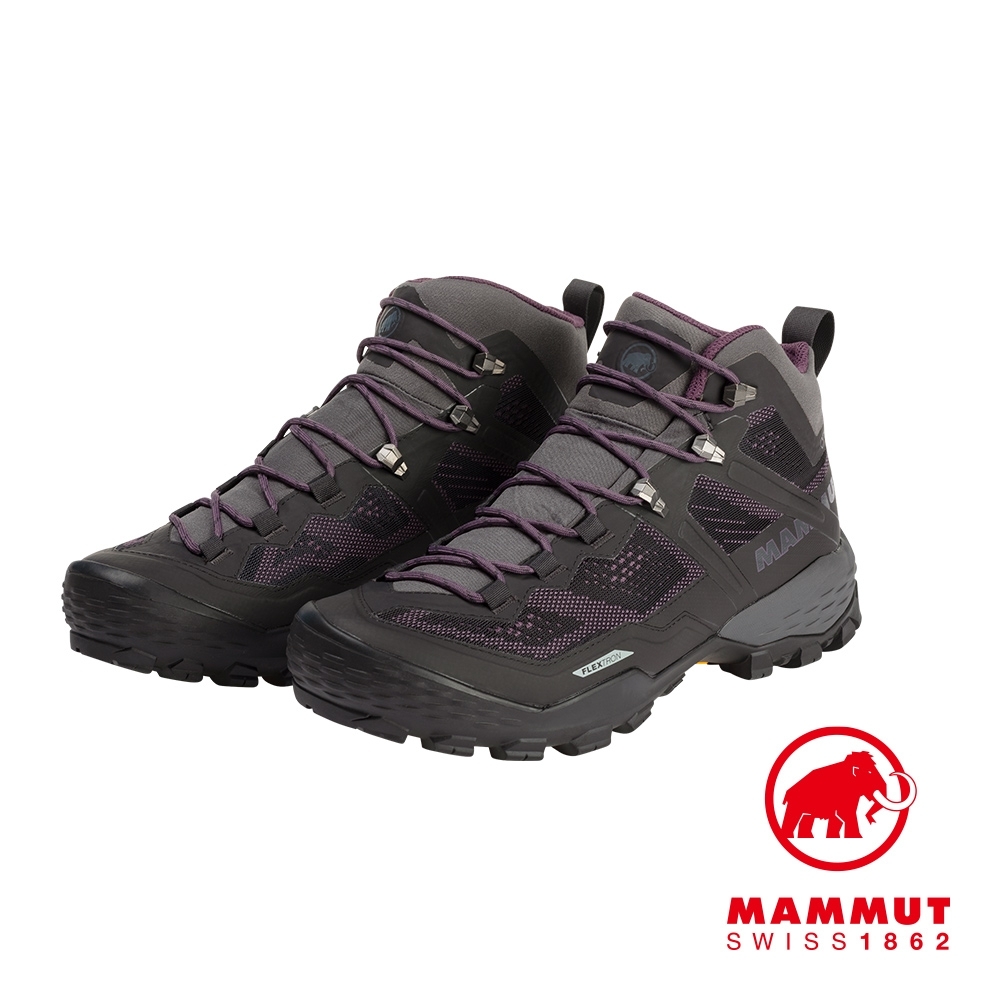 【Mammut 長毛象】Ducan Mid GTX 中筒登山健行鞋 女款 幻影黑 #3030-03550