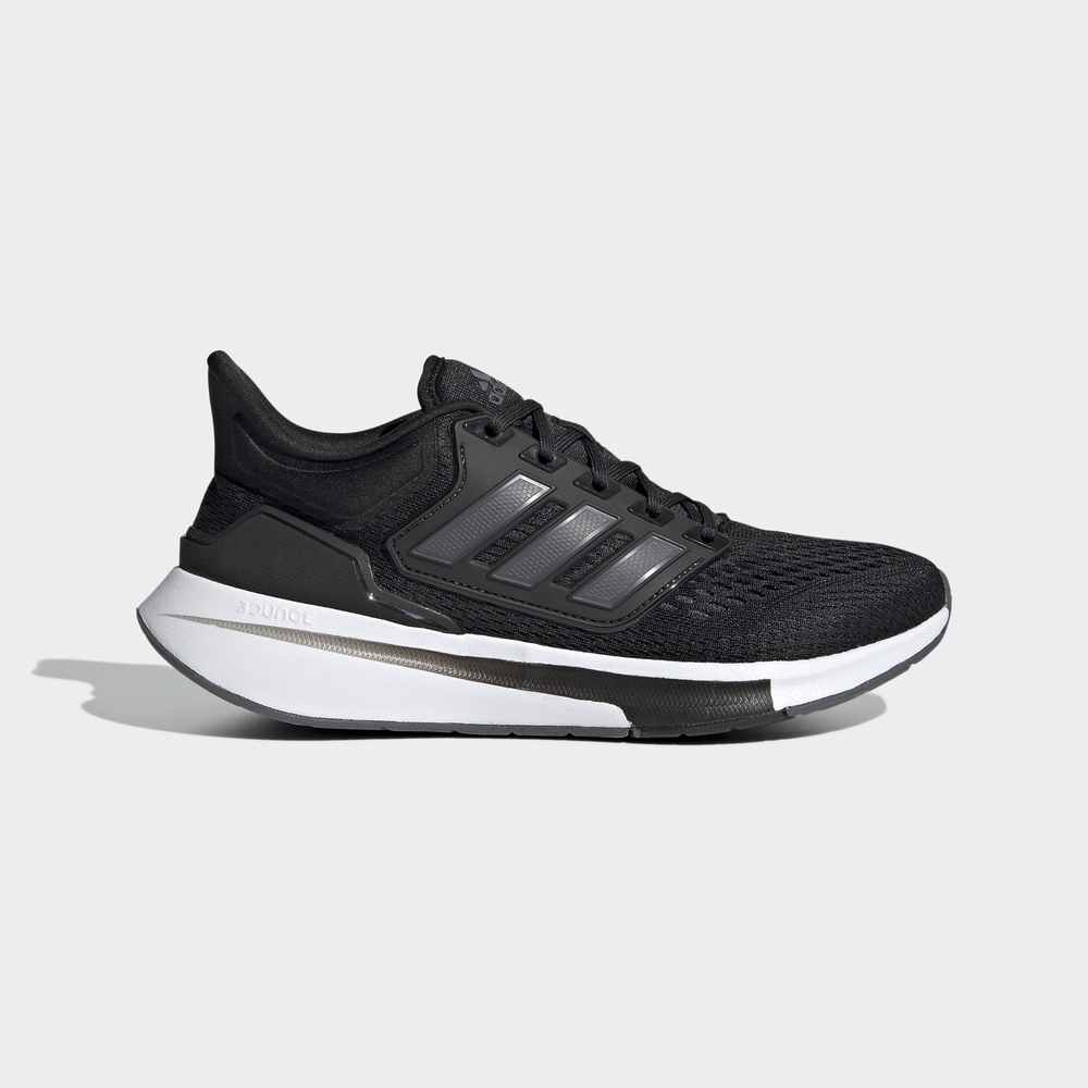 Adidas Eq21 Run [H00544] 女鞋 慢跑鞋 運動 休閒 舒適 透氣 輕量 避震 愛迪達 黑