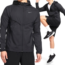 Nike  AS M NK IMP LGHT WINDRNNER JKT 男款 黑色 運動連帽外套 防曬 防潑水 FB7541-010