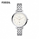 FOSSIL Monroe 婉約氣質女錶 銀色不鏽鋼鍊帶 38MM ES4924 product thumbnail 1