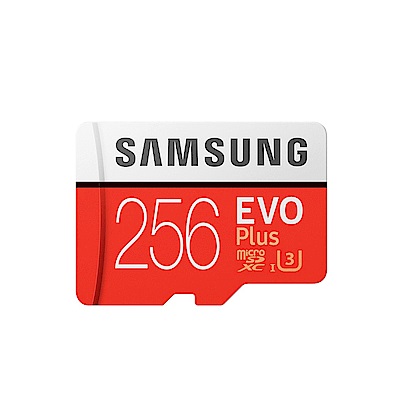 SAMSUNG三星 256G EVOPlus U3 microSDXC記憶卡