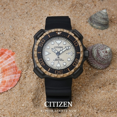 CITIZEN 星辰 PROMASTER 限量 鈦 1982年復刻版光動能200米潛水錶 送禮首選-45.8mm BN0226-10P