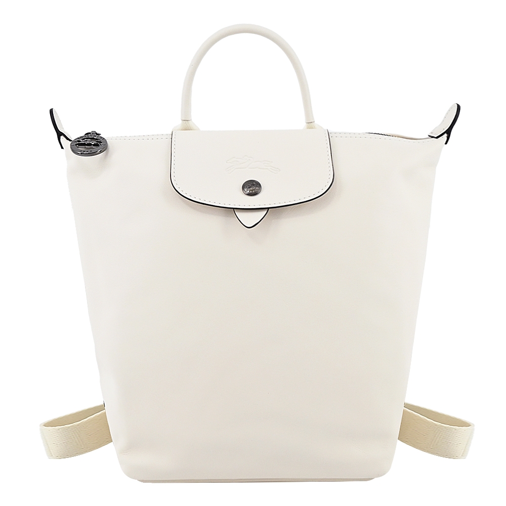 LONGCHAMP LE PLIAGE XTRA系列牛皮後背包(小/亞麻)