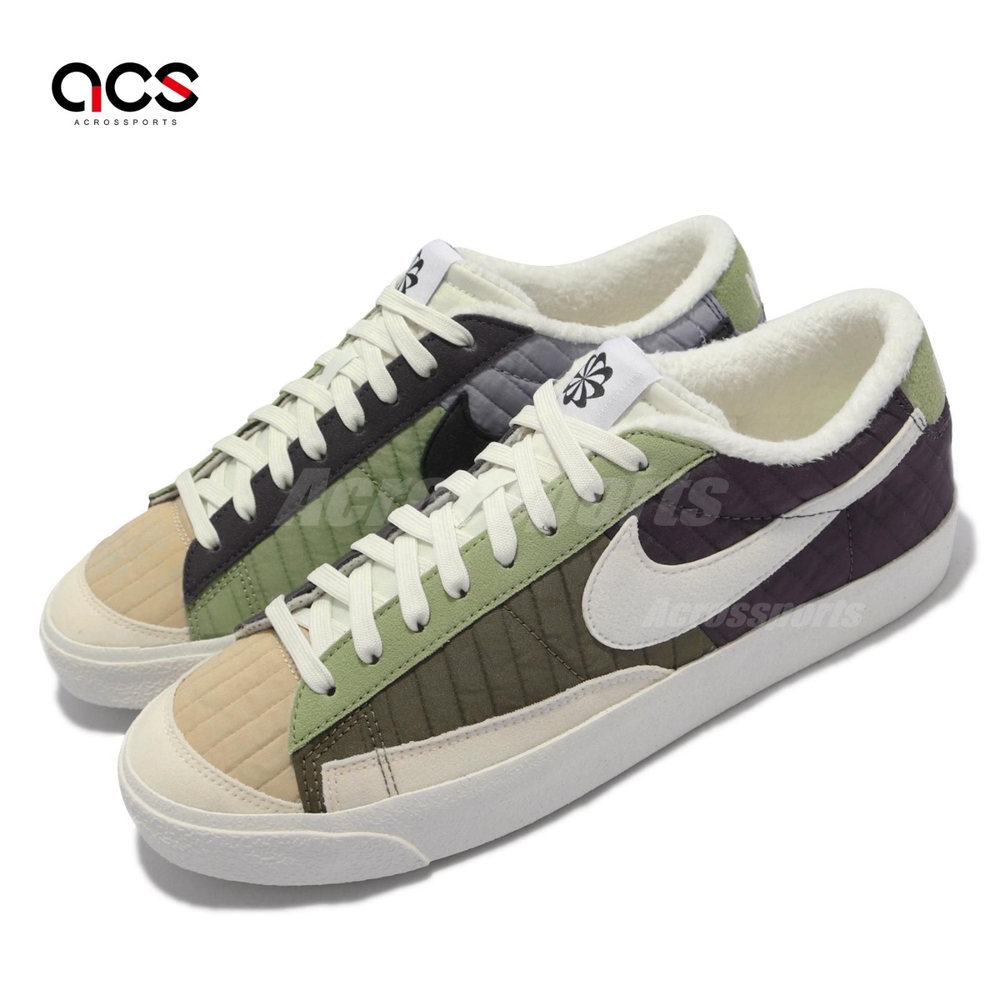 Nike 休閒鞋 Blazer Low 77 LX NN 男鞋 經典鞋款 拼接設計 內襯保暖 風車logo 彩 DD8026500