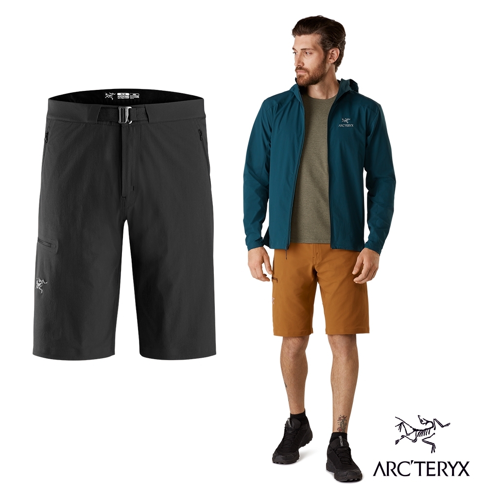 Arcteryx 始祖鳥 男 Gamma LT 防風 防潑水 軟殼 短褲 黑