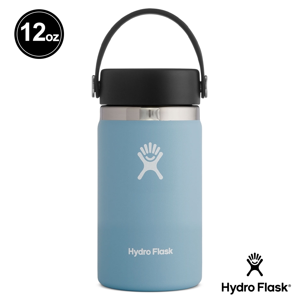 Hydro Flask 12oz/354ml 寬口提環保溫瓶 雨滴藍