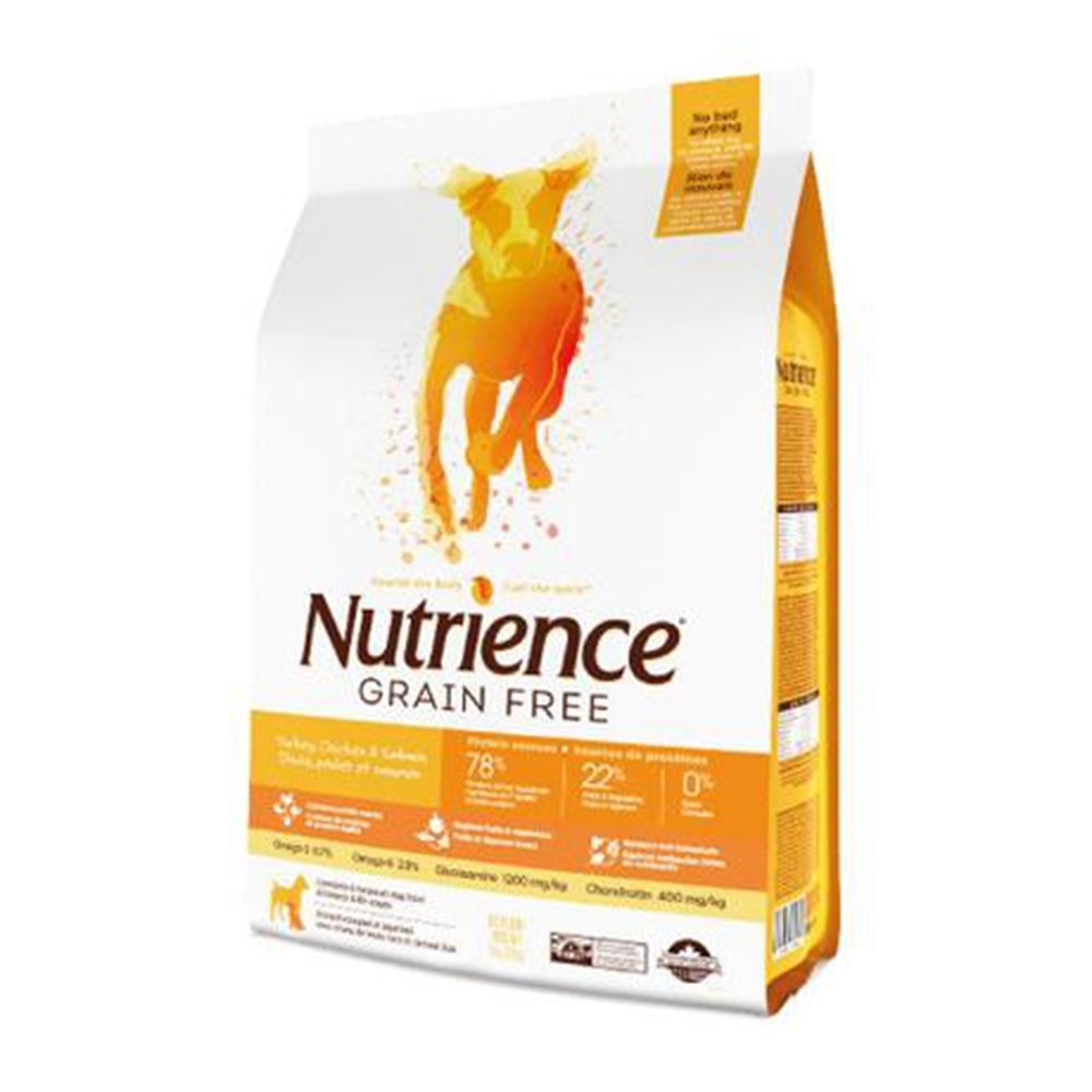 加拿大Nutrience紐崔斯GRAIN FREE無穀養生犬-火雞肉+雞肉+鯡魚(放養火雞&漢方草本) 5kg(11lbs) (NT-F6172)