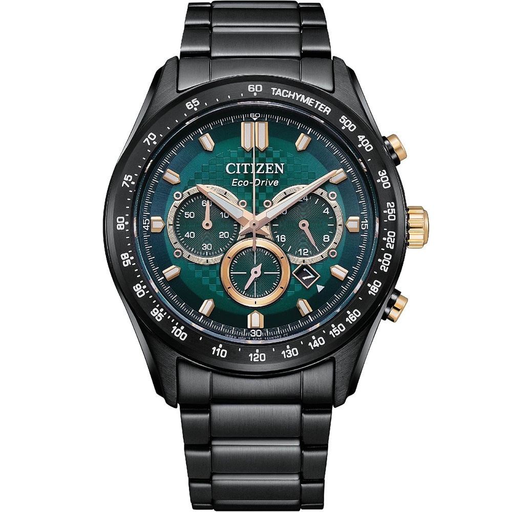 CITIZEN 星辰 Chronograph 急速捕手光動能計時錶-CA4536-86X