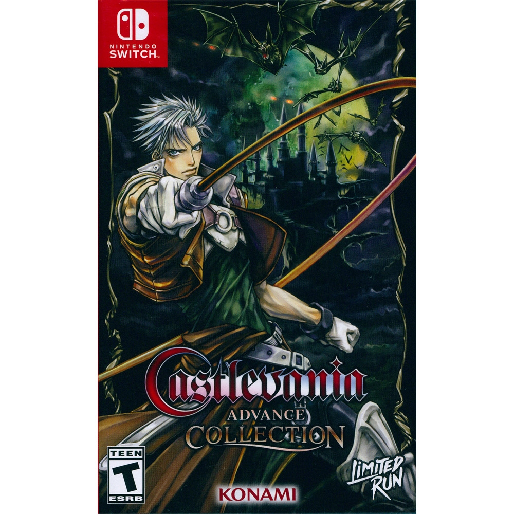 惡魔城 Advance 精選輯 月輪 月之環封面 Castlevania - NS Switch 英日文美版