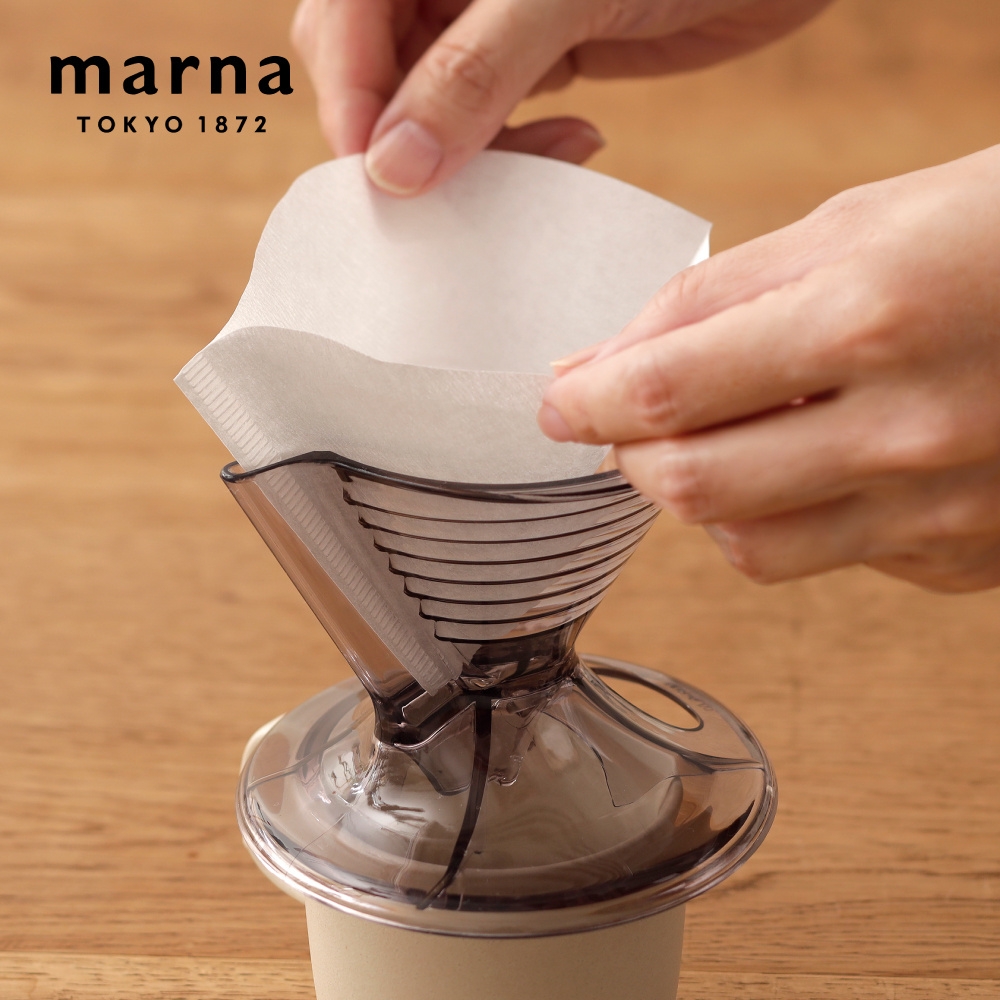 【MARNA】Ready to系列螺旋手沖咖啡濾杯-約1-2人份(原廠總代理)