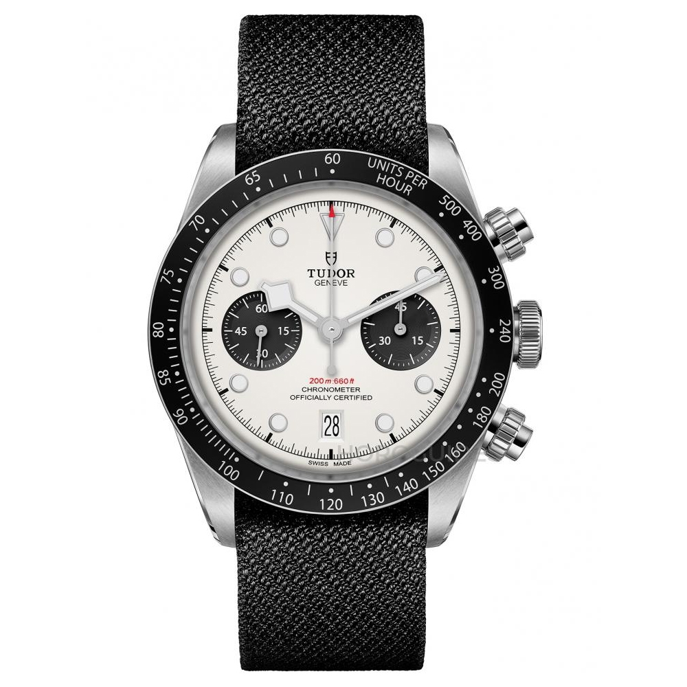 TUDOR 周杰倫配戴款 帝舵首款計時腕錶 79360N 白面織布款-41mm