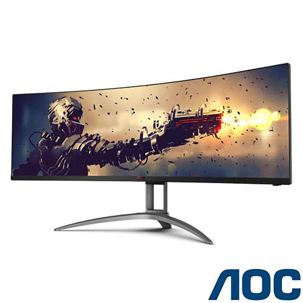 AOC AG493UCX2 49型 1800R曲面電競螢幕(VA/5K/165Hz/內建喇叭)